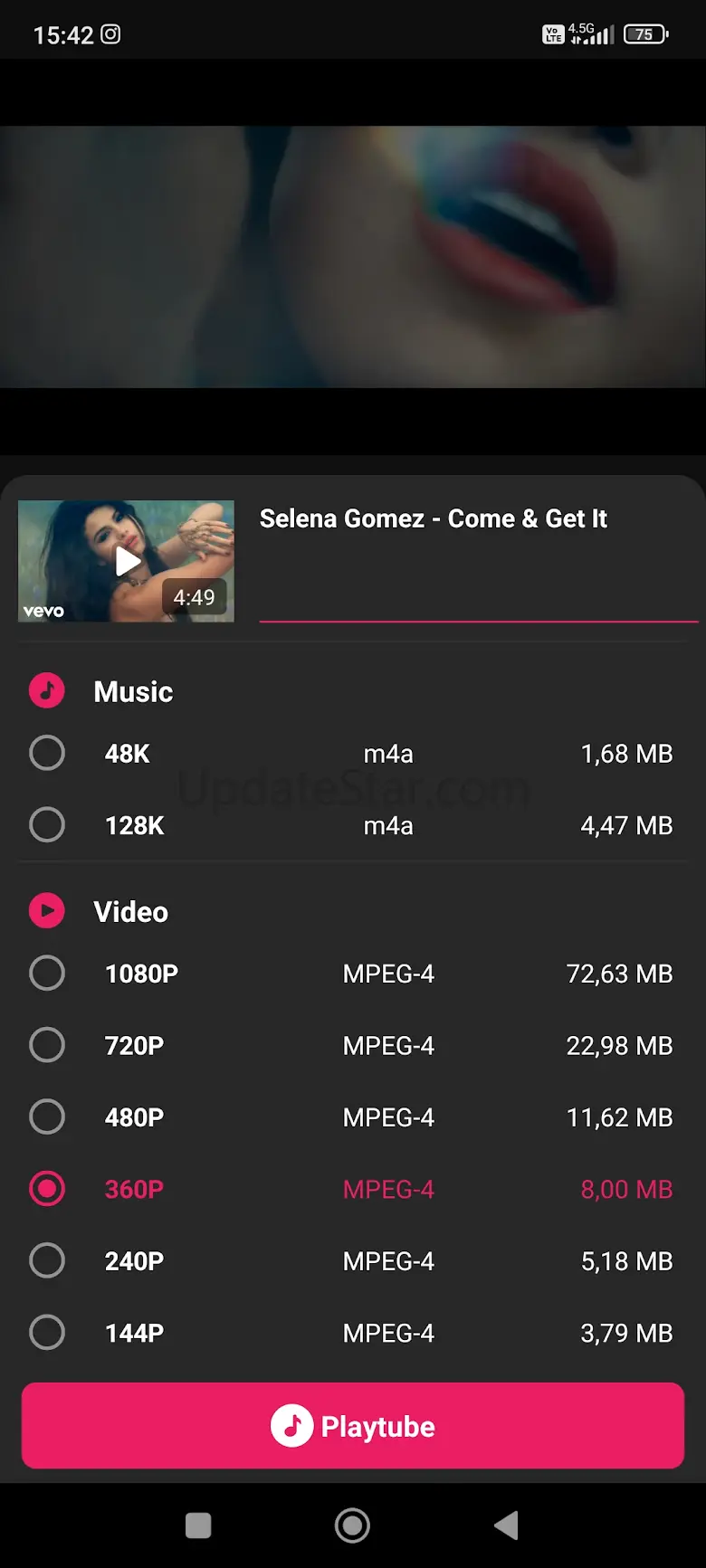 Play Tube mp3 mp4 Download 114.0.0