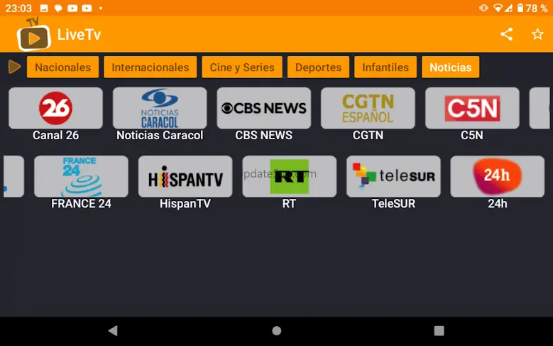 LiveTv - Cine & TV en vivo 1.0