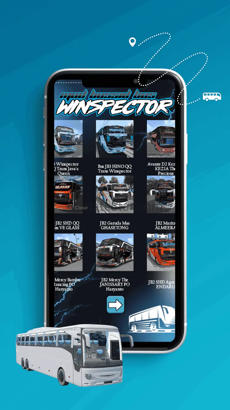 Mod Bussid Bus Winspector 6