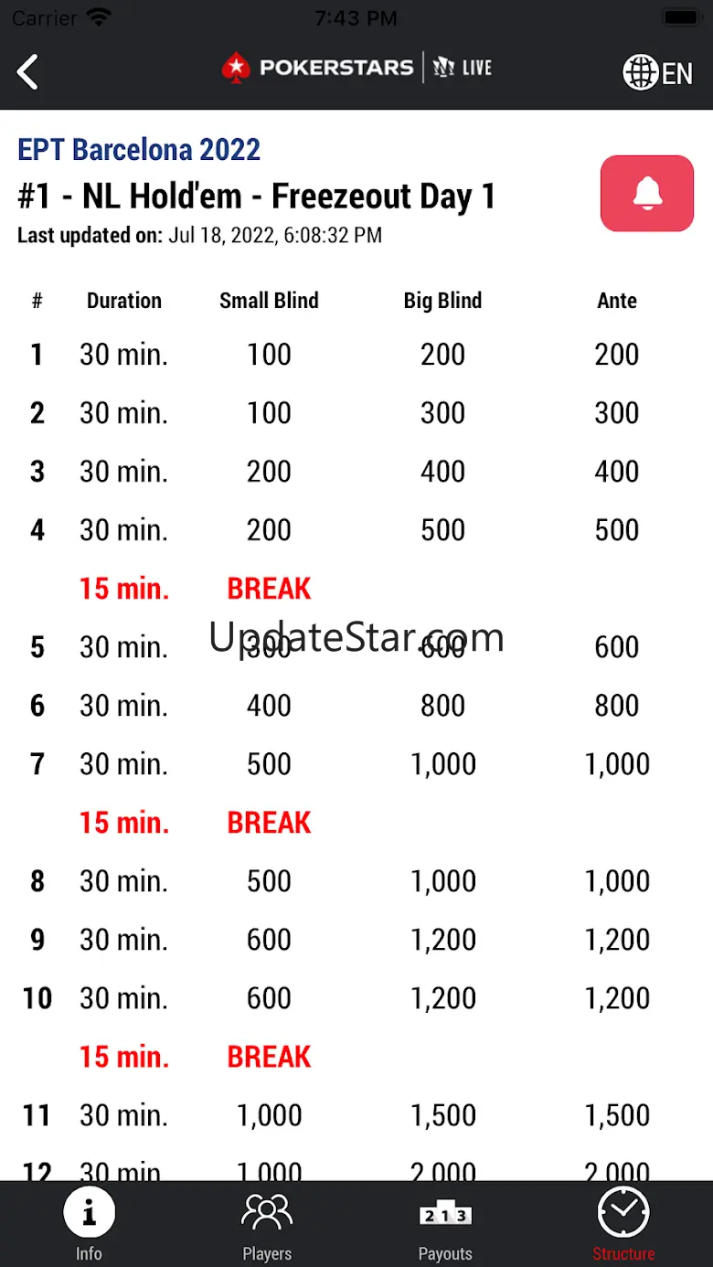 PokerStars Live 3.7.0