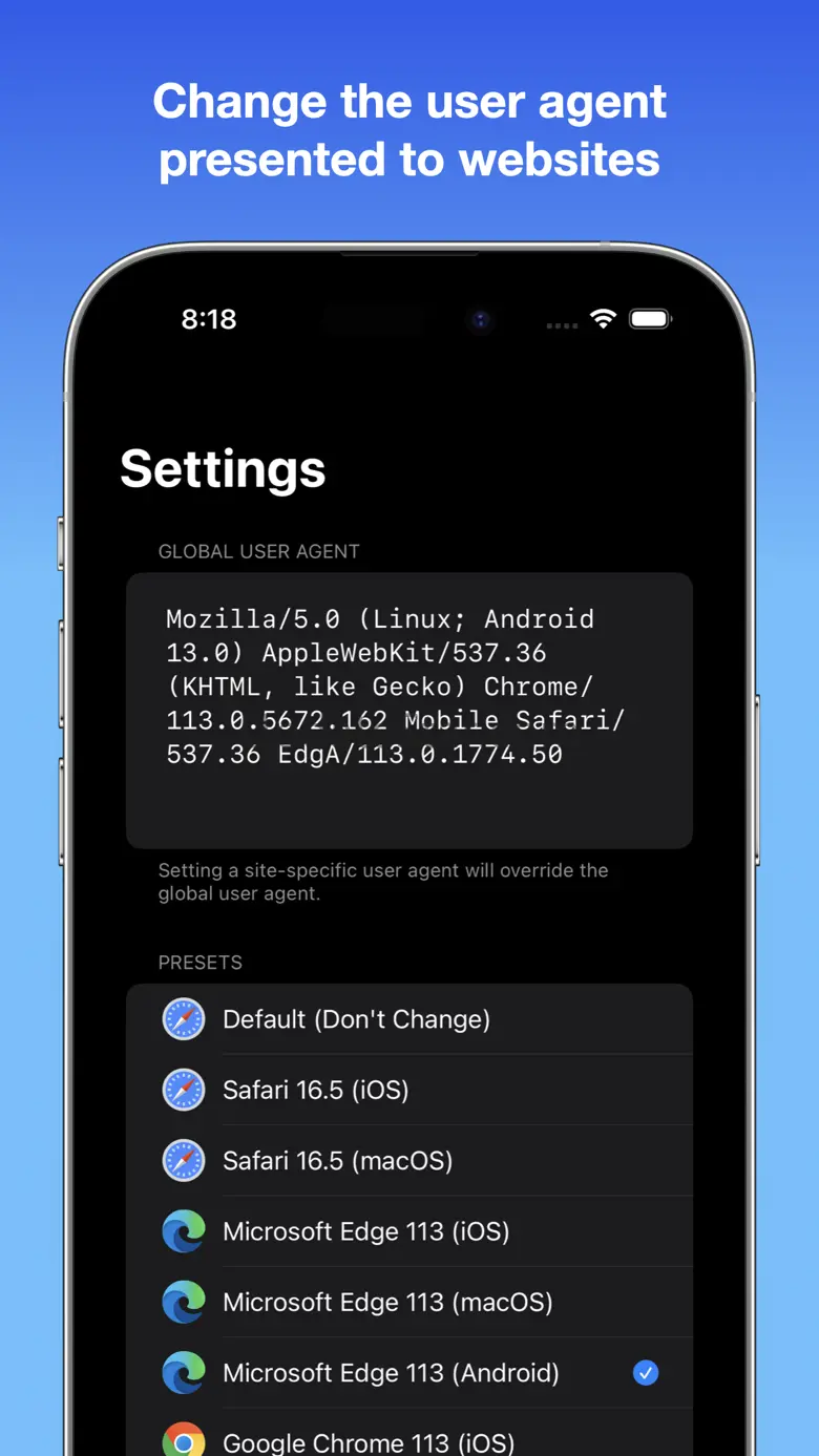 Unagent 1.2.3