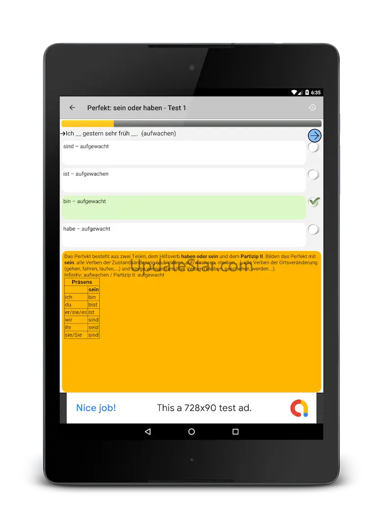 Deutsch Grammatik Test 1.0.8