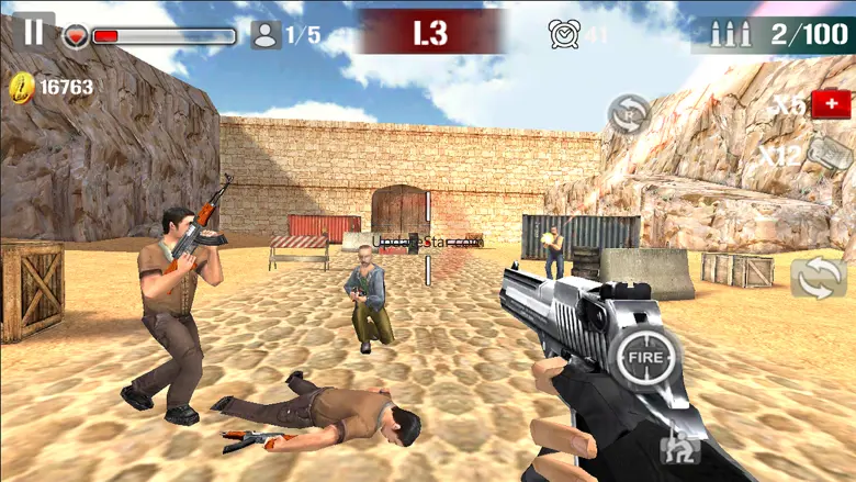 Sniper Shoot Fire War 1.0