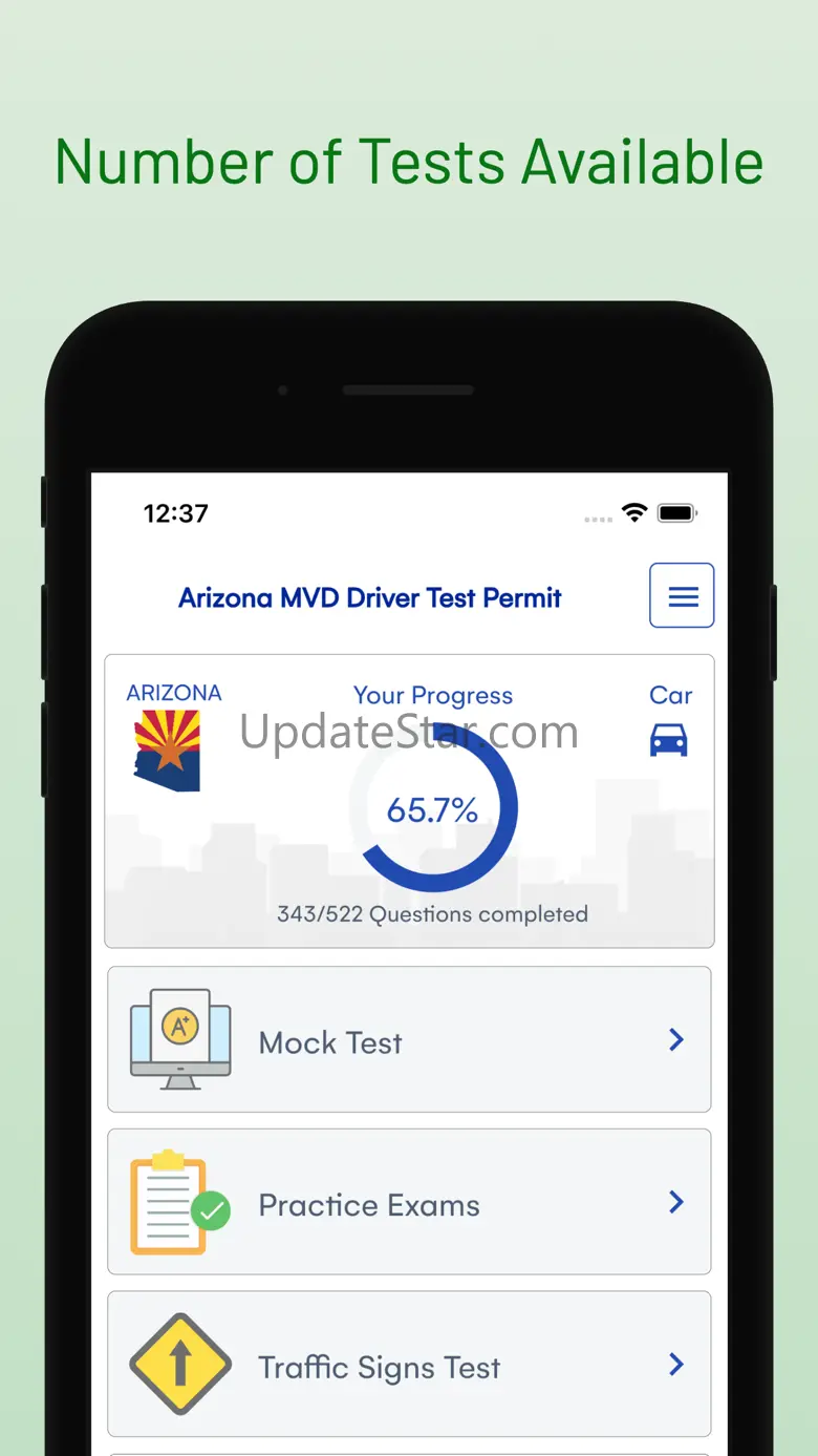 Arizona MVD Driver Permit Test 2.0