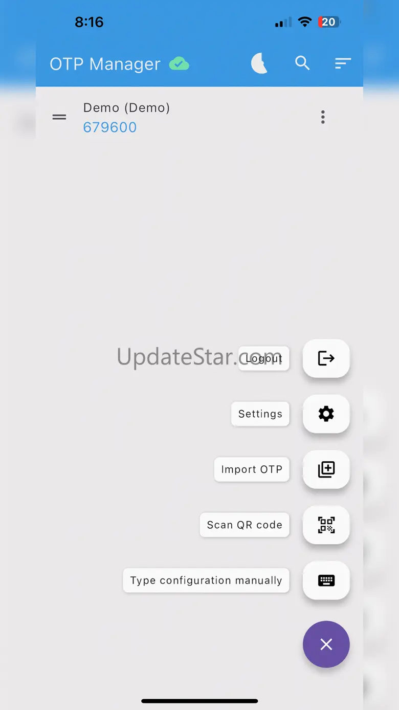 Nextcloud OTP Manager 1.3.2