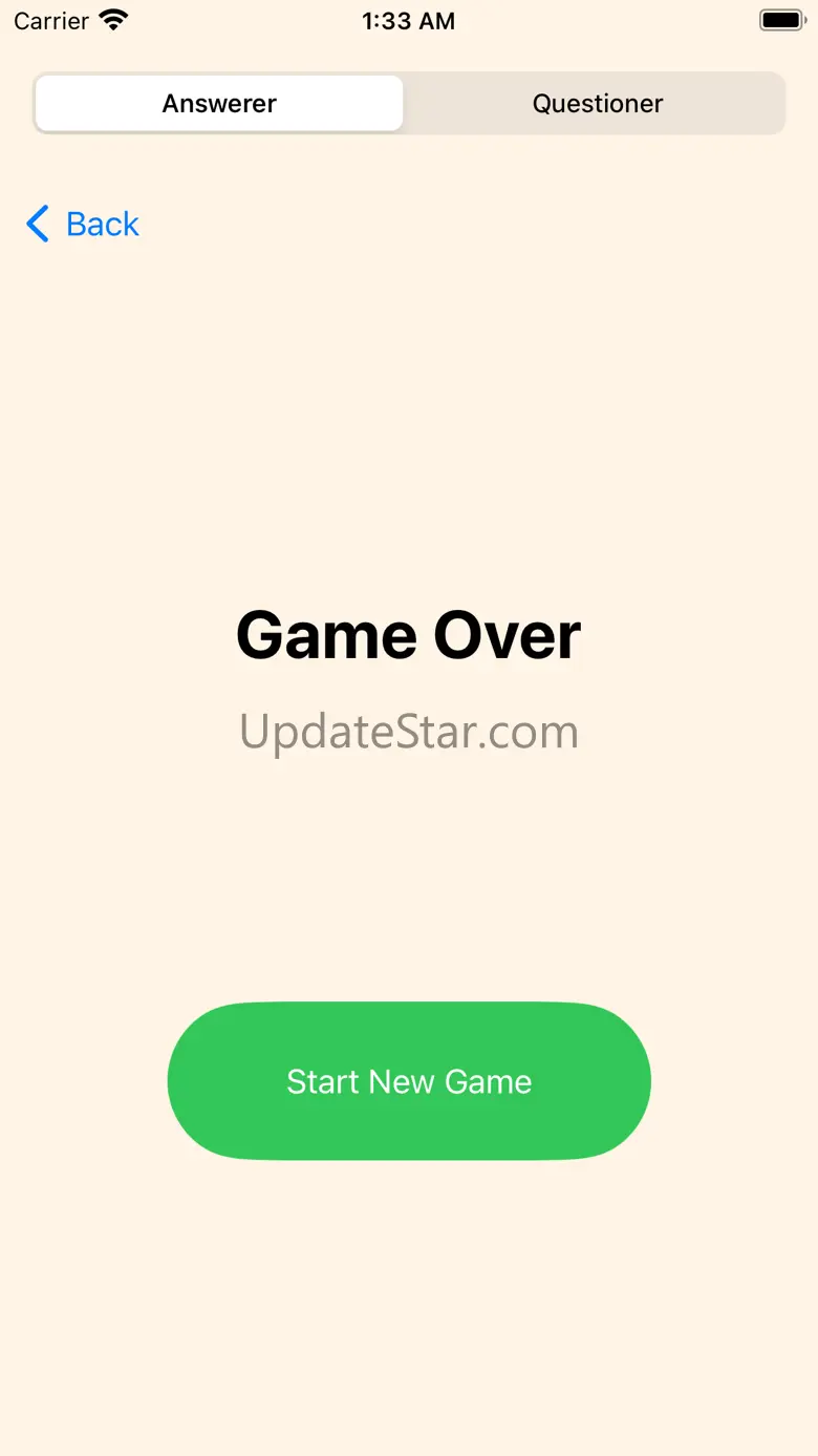 20 Questions Game 1.0