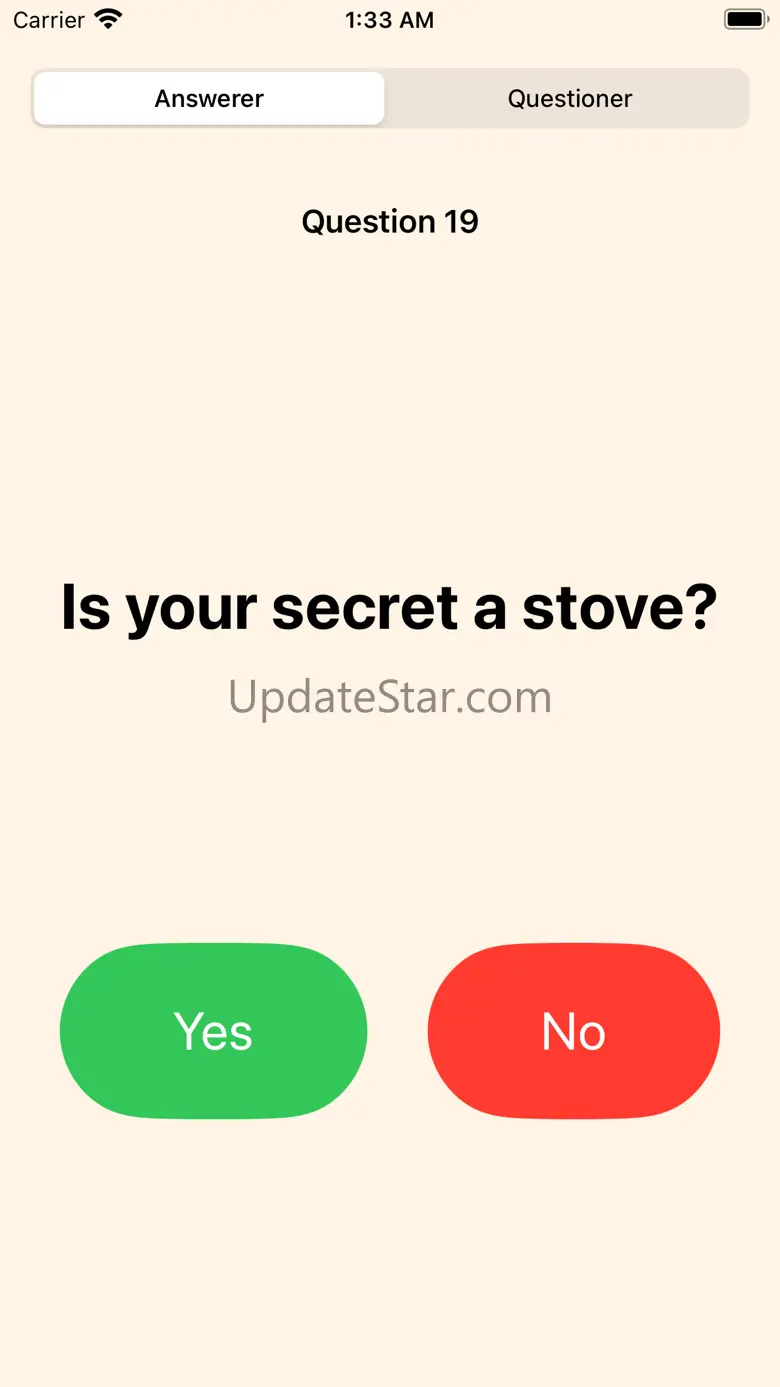 20 Questions Game 1.0