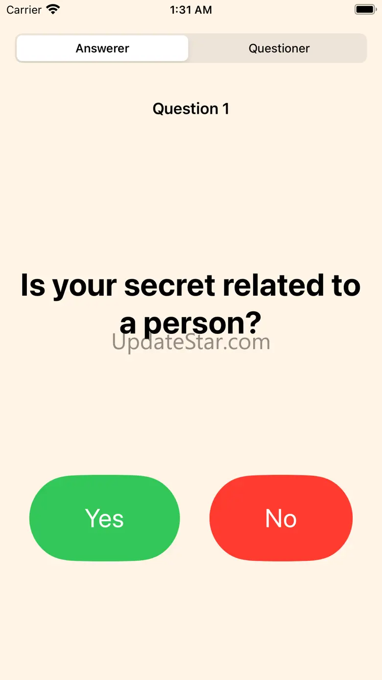 20 Questions Game 1.0