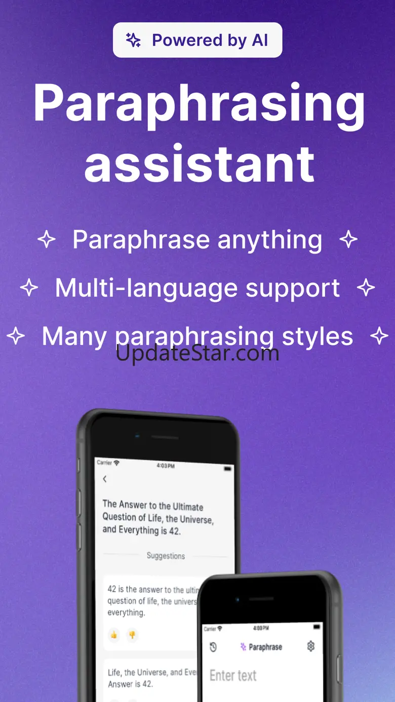 Paraphrase Tool - AI Rewrite 1.7.0