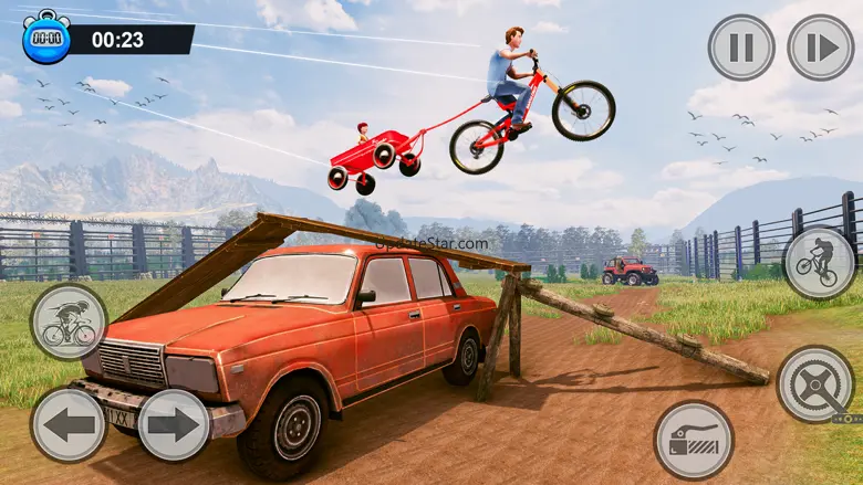 BMX Bicycle Obstacle Guts Game 1.0.1