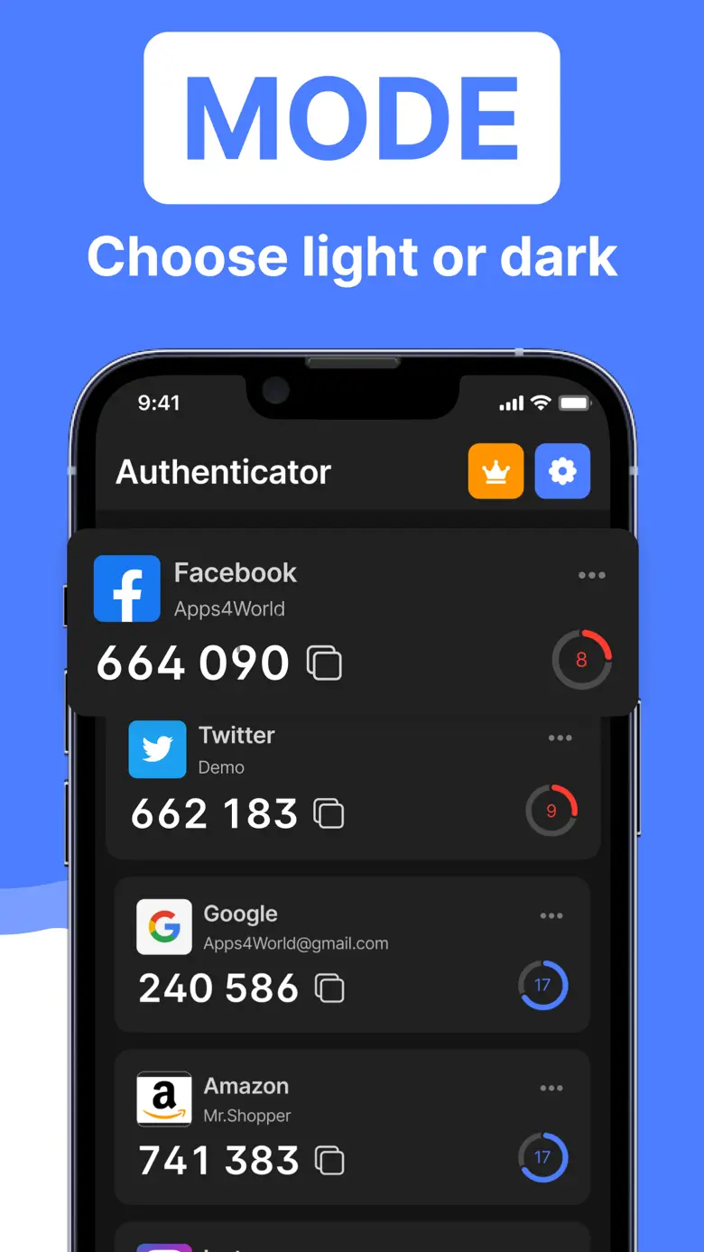 2FA Authenticator & Passwords 1.0