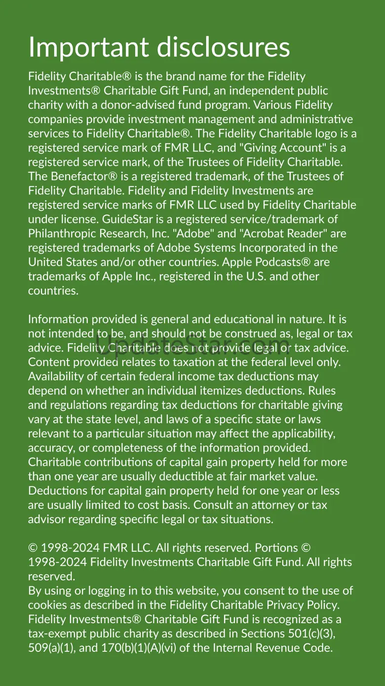 Fidelity Charitable 5.1
