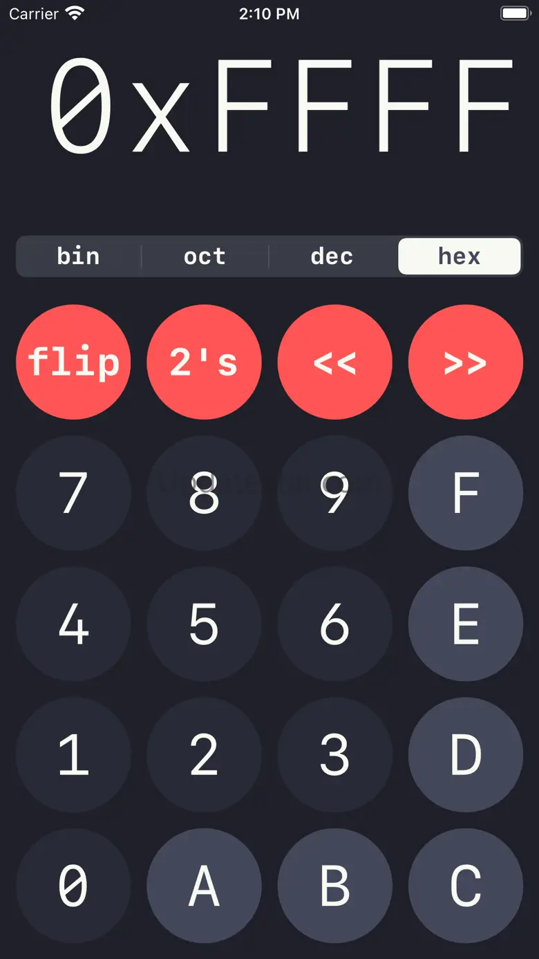 Convex Programmer's Calculator 2.0.0