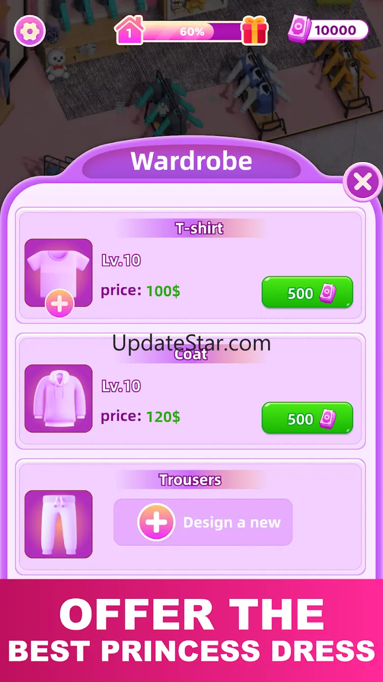 My perfect fashion store