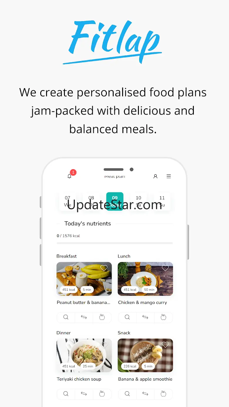 Fitlap Weight loss meal plan 3.7.66