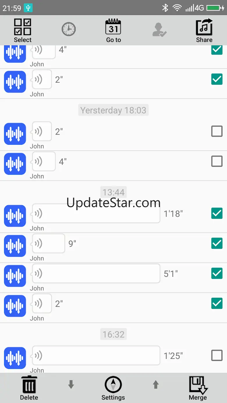 Export Merge Voices of Line Me 1.0