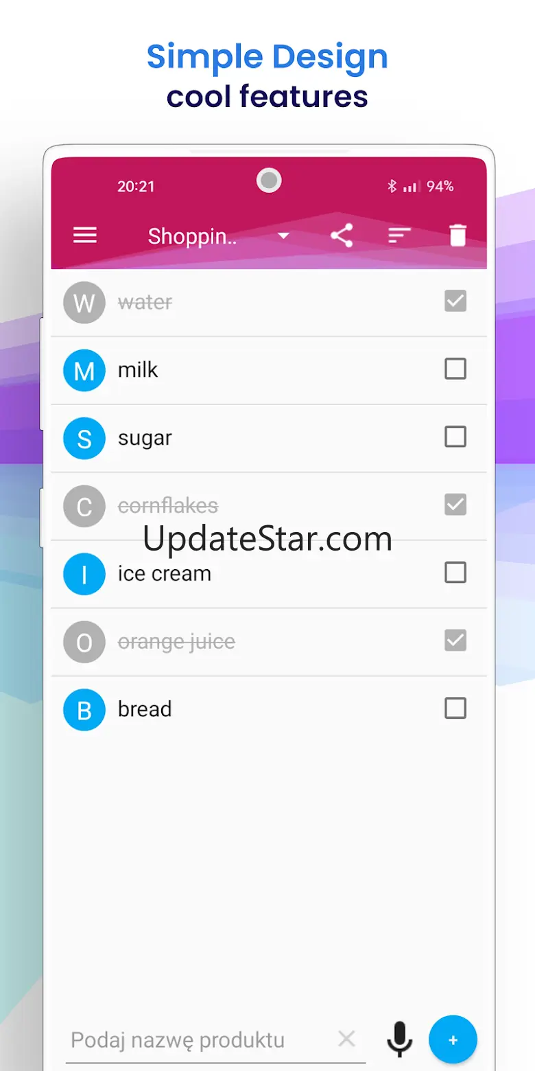 Simple Shopping List 3.9