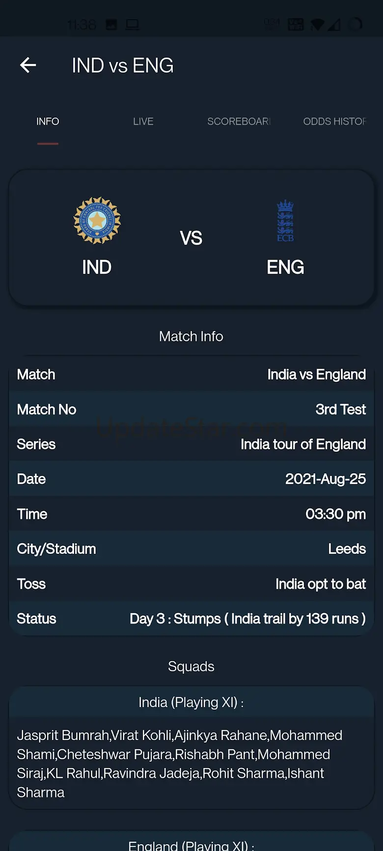 Prime Cricket Live Line 1.10