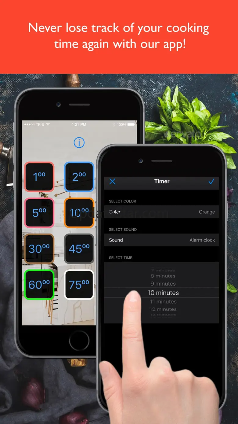 Kitchen timer with alarm 2.0