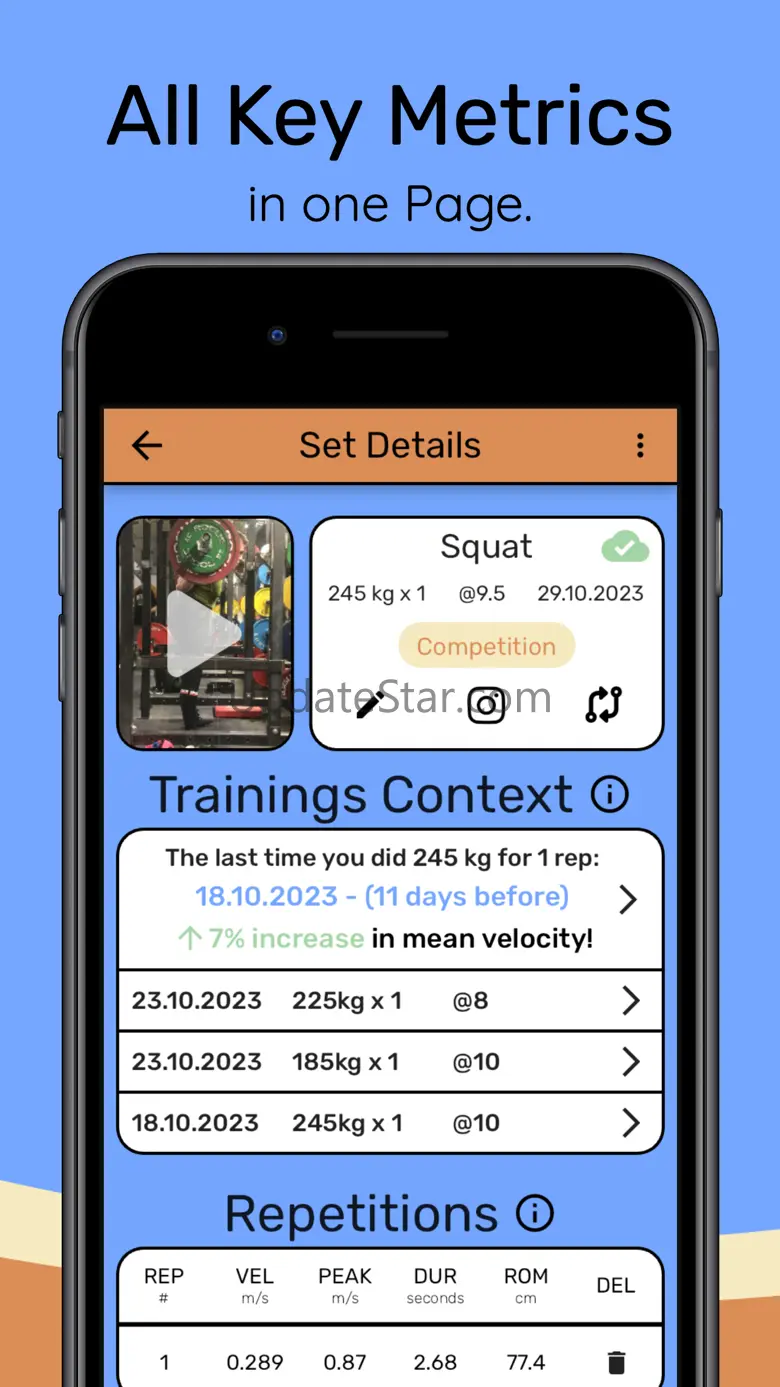 Qwik VBT: velocity and barpath 1.5.1