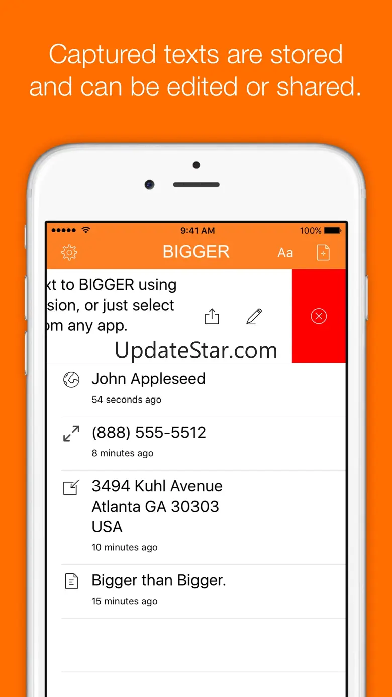 Bigger - Large Text Display 1.0