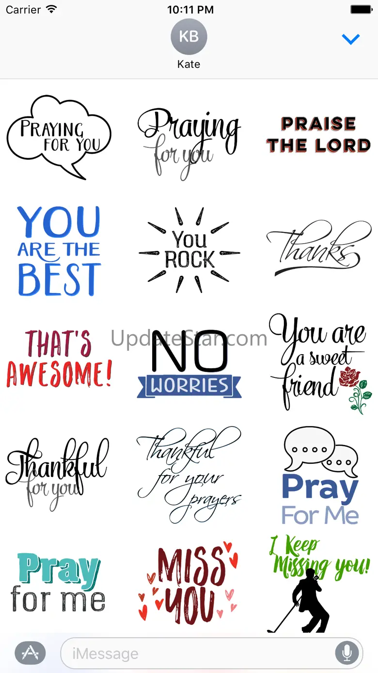 Christian Encouragement Stickers 1.0