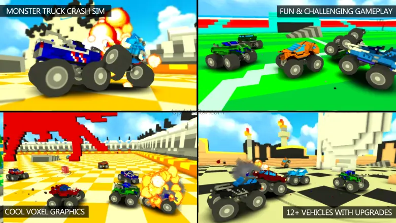 Blocky Monster Truck Smash 1.00