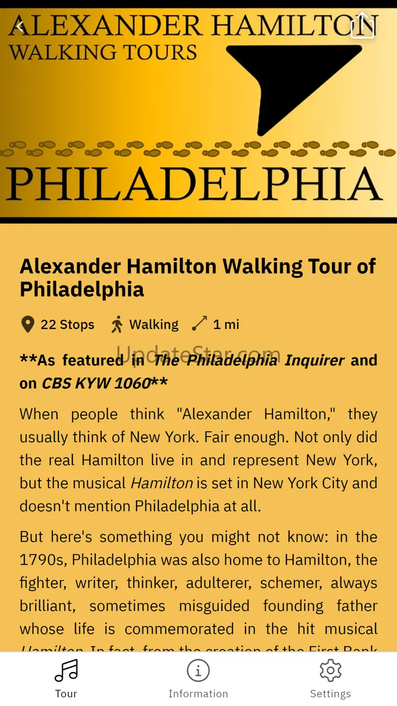 Alexander Hamilton Tours 9.0.95