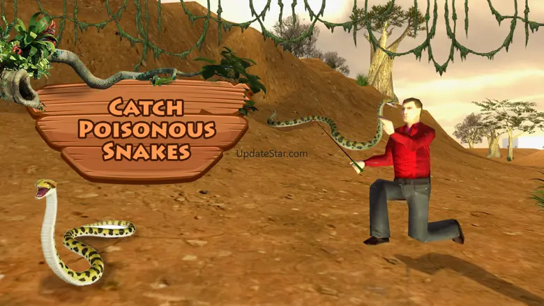 Snake Catcher Simulator & Wildlife Jeep Drive Game 1.0
