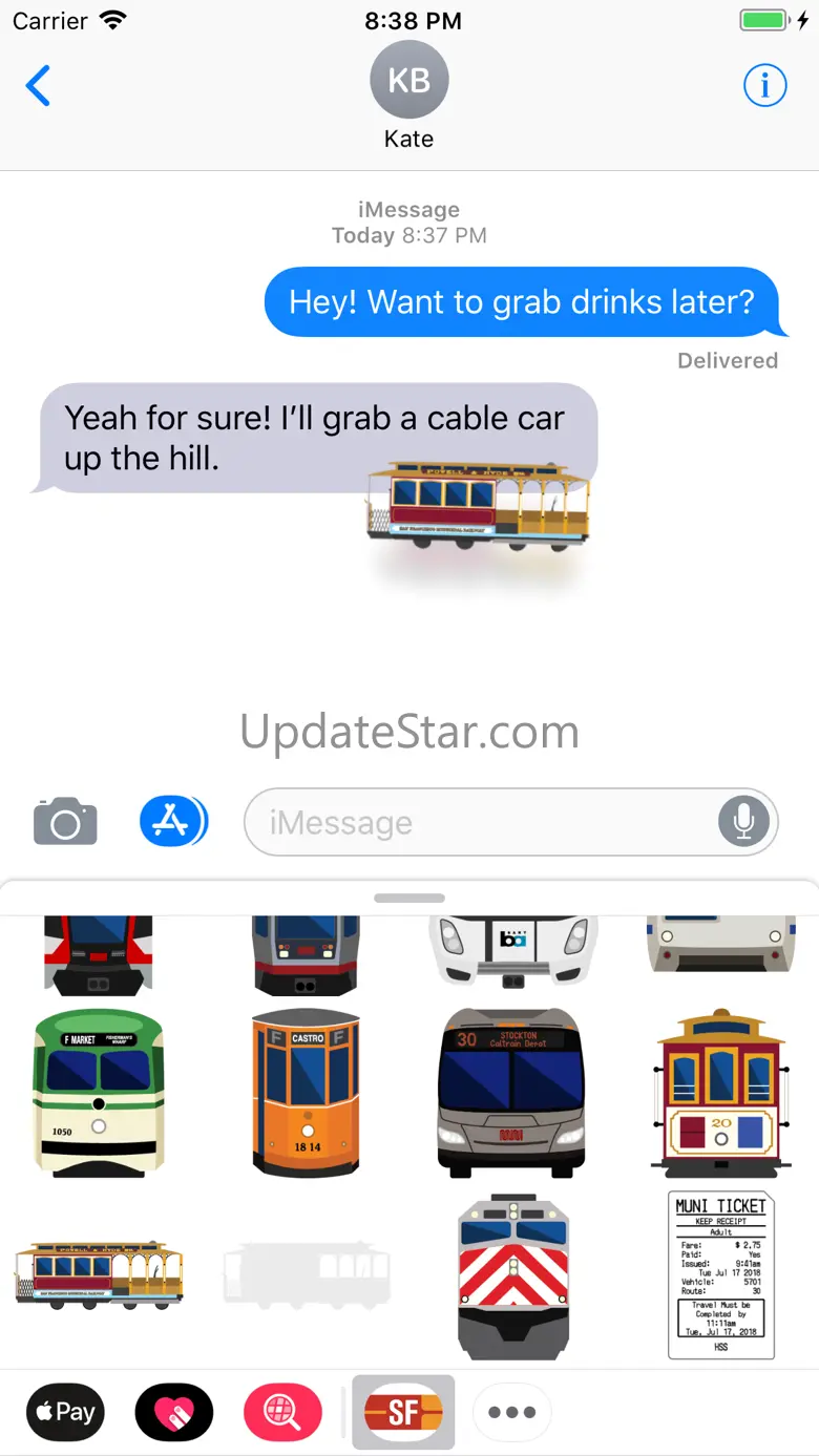 San Francisco Transit Stickers 1.9