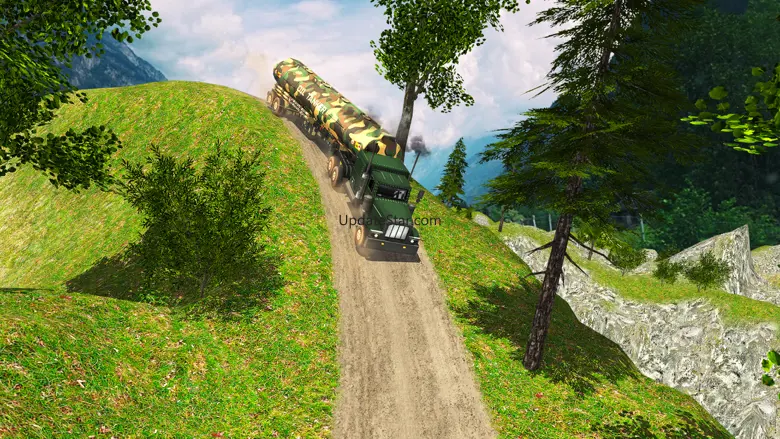 Uphill Offroad Army Oil Tanker Transporter Truck 1.0