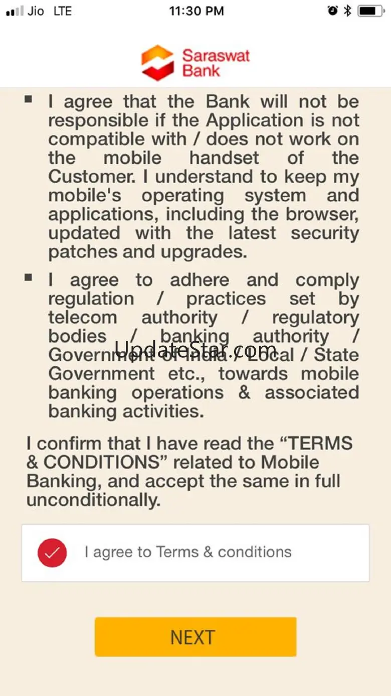 Saraswat Bank Mobile Banking 2.4.5