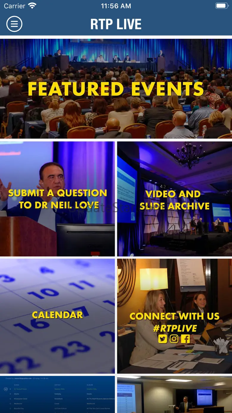 RTP Live - Events 1.7