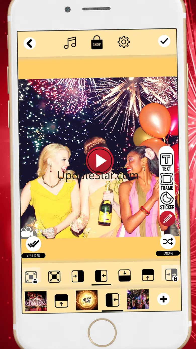 New Year Slideshow Maker – Movie and Video Editor 1.0