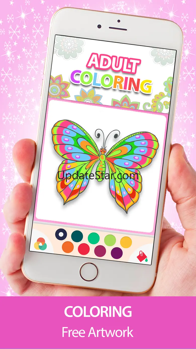 Adult Coloring Book - Mandala Pigment Color Pages 1.0