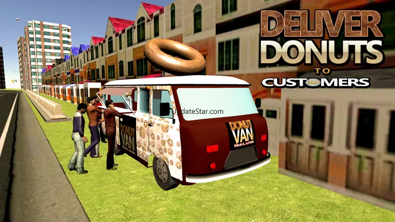 Donut Van Delivery Simulator & Mini Truck Driving 1.0