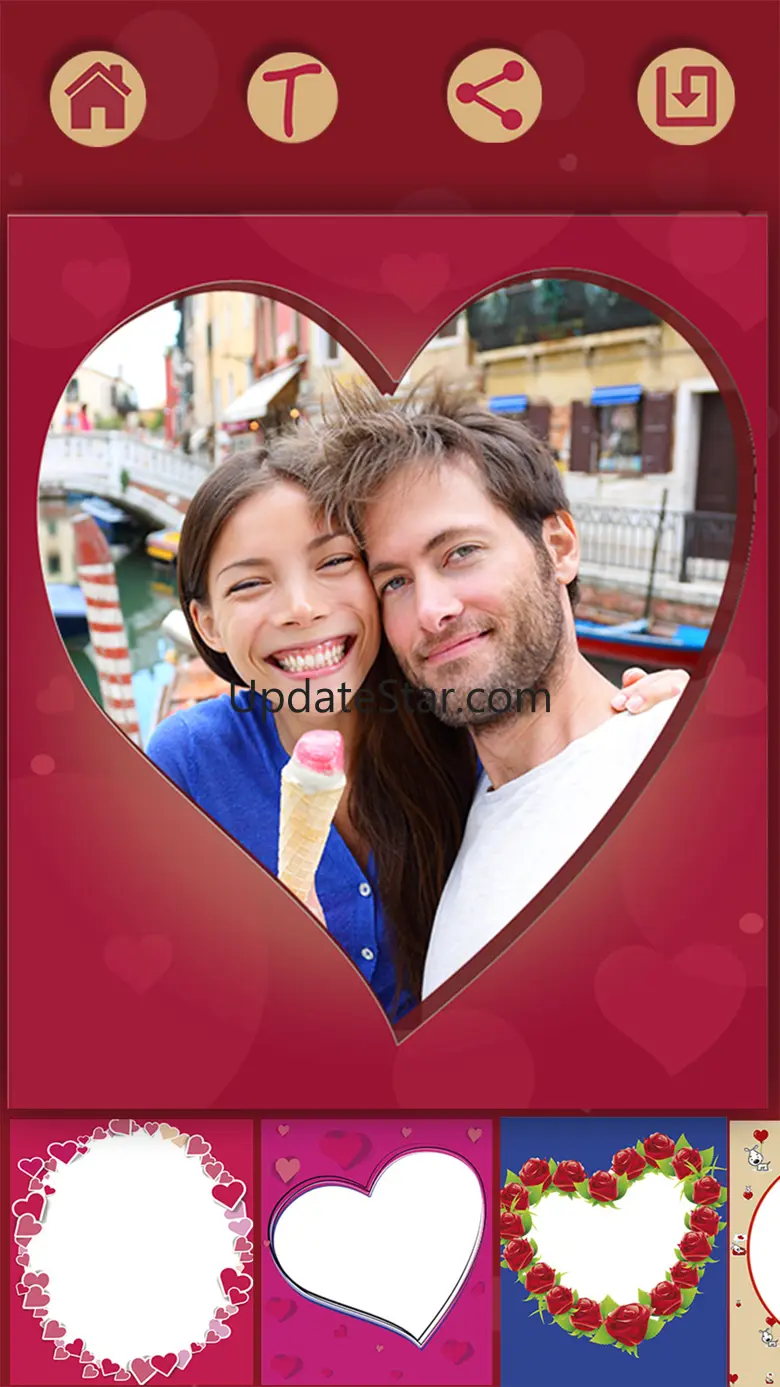New and romantic love frames 3.1