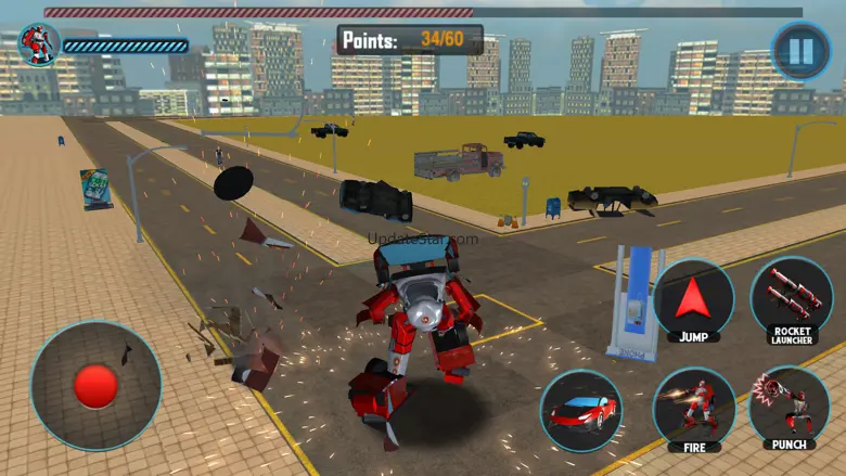 Futuristic Car Robot Rampage 1.0