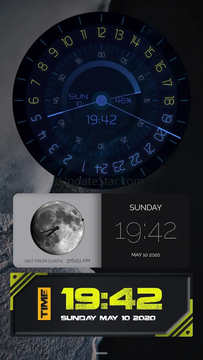 Android Clock Widgets 4.80