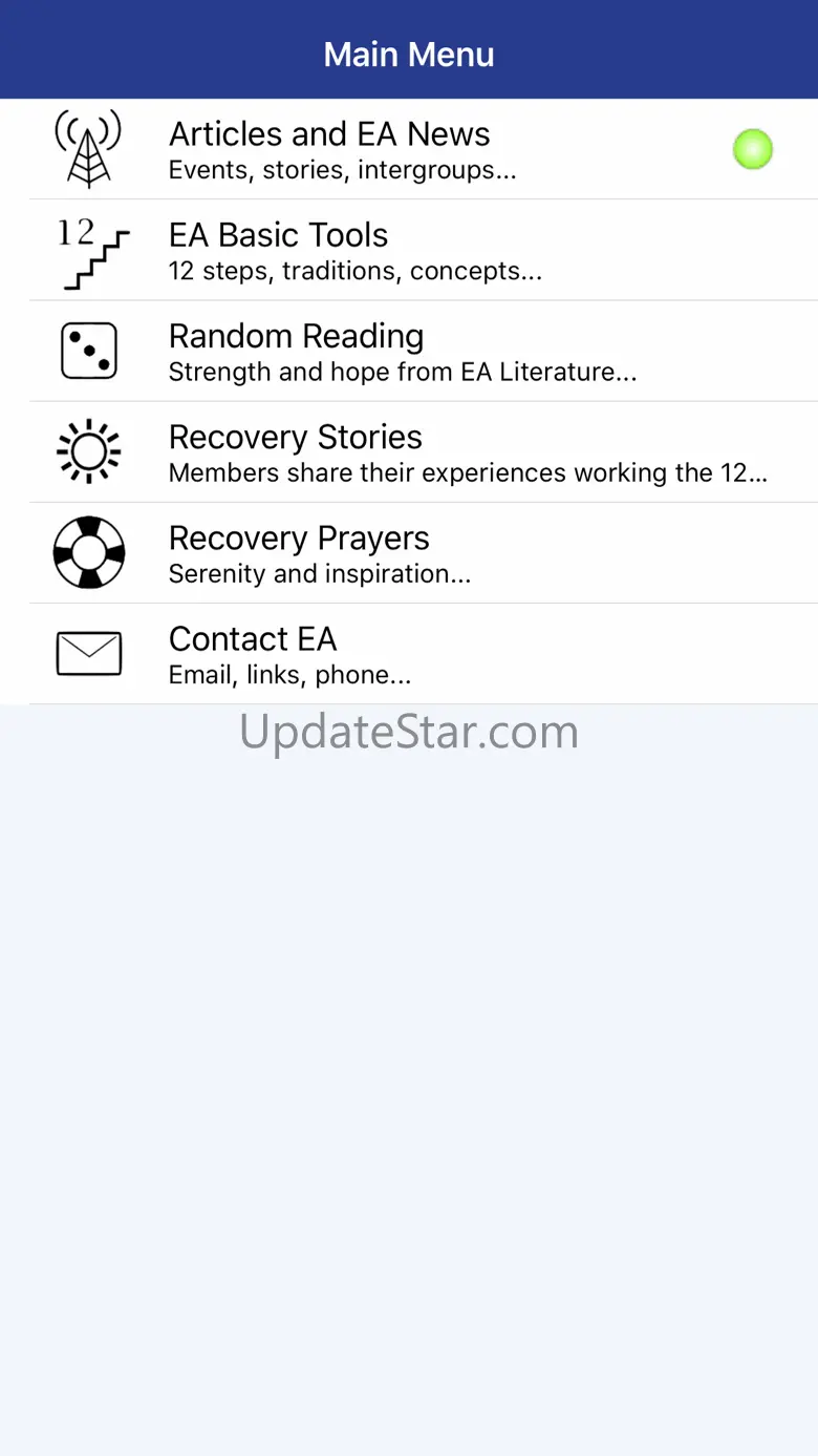 EA Recovery - 12 step program Emotions Anonymous 1.6