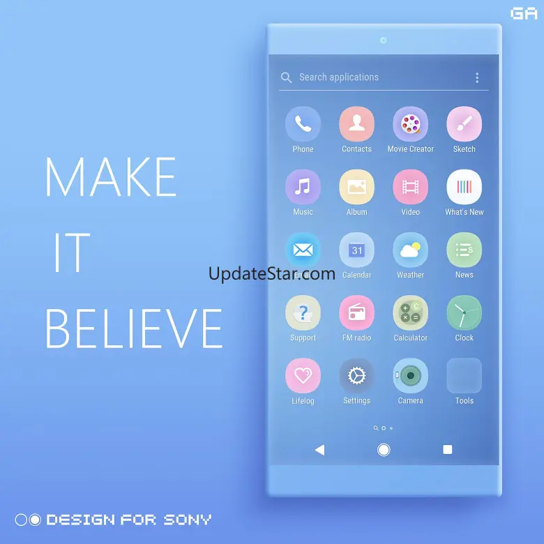 COLOR™ XPERIA Theme | BLUE 1.0.2