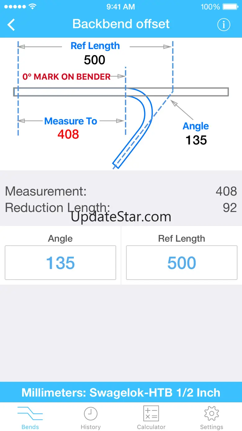 Hand Tuber Offset Calculator 1.01