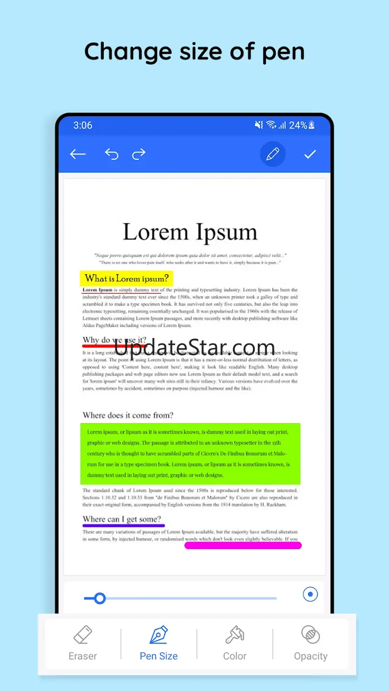Draw on PDF - PDF Handwrite 5.8