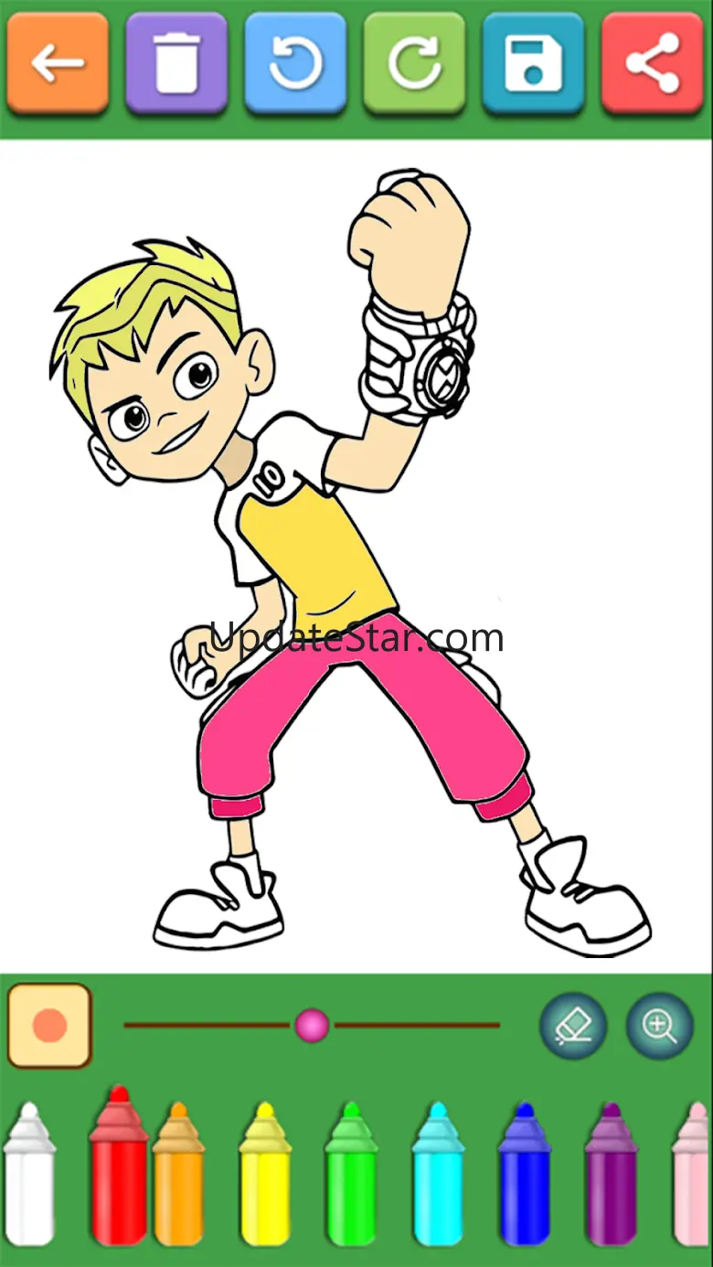 Alien Ben Coloring Pages 7.0