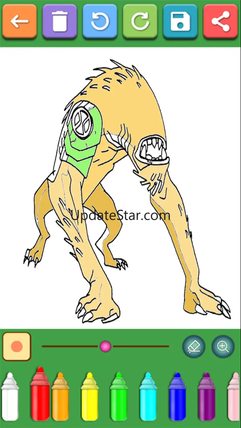 Alien Ben Coloring Pages 7.0
