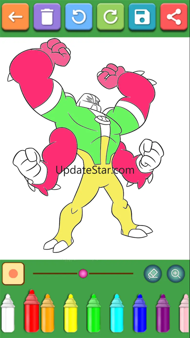 Alien Ben Coloring Pages 7.0