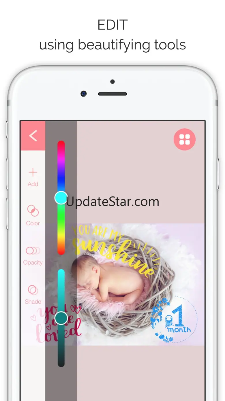 Swaddle - Baby Pics Pregnancy Stickers Moments App 1.1