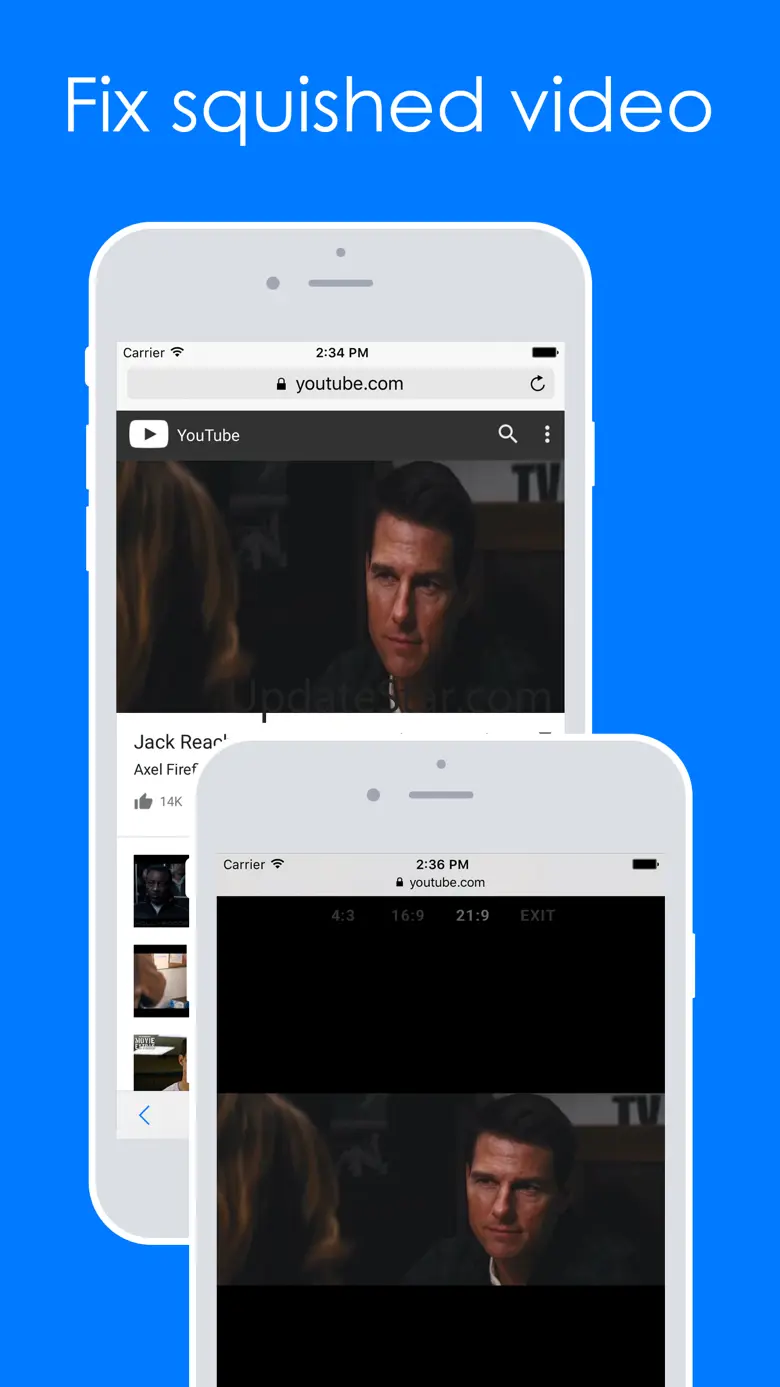 Video Aspect Ratio for Safari 1.0.1