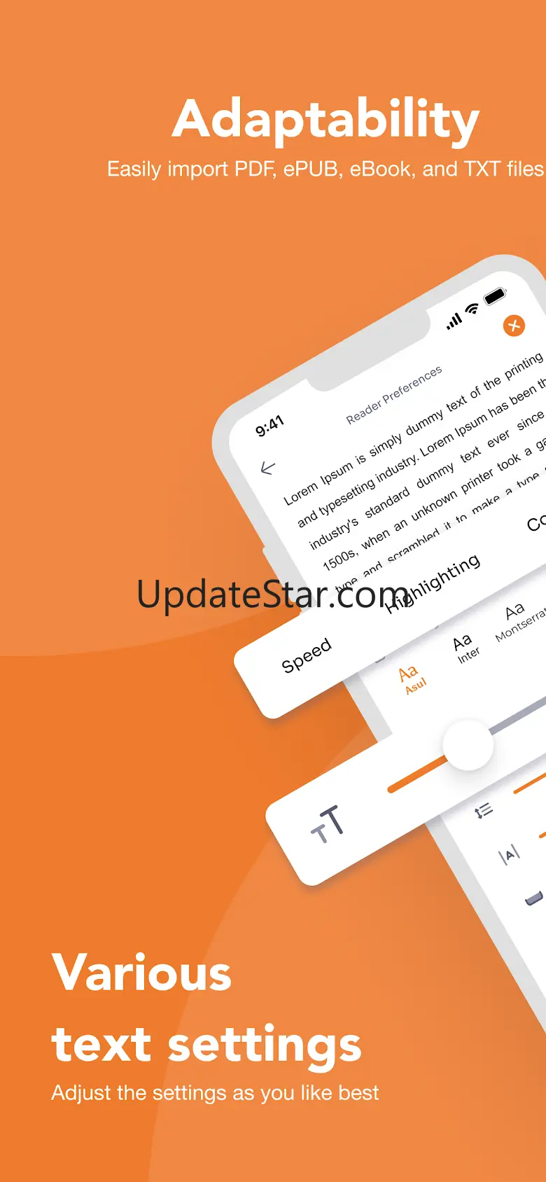 Speed Reading - ePub, PDF, TXT 2.0.14