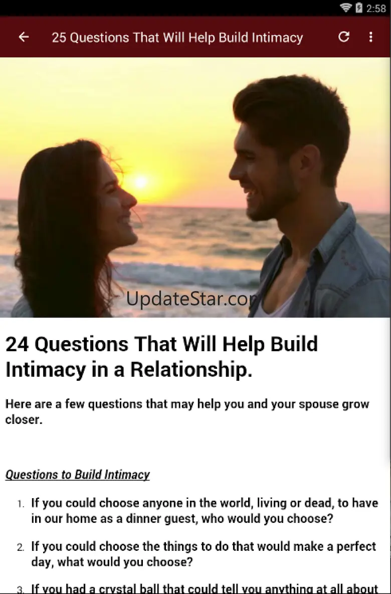 RELATIONSHIP QUESTIONS 1.0